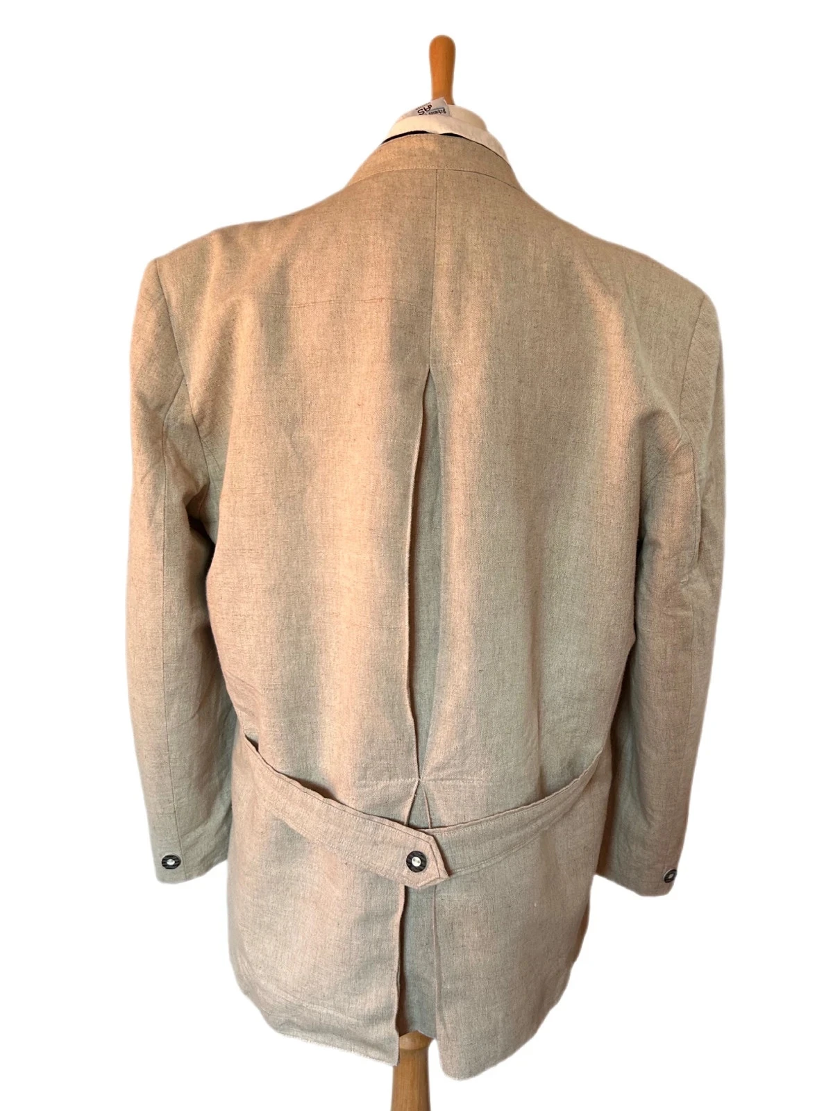 🌲🦌Blazer de linho austríaco Champêtre Cottagecore Oktoberfest Austrian Trachten jacket T.52🦌🌲 – photo 8